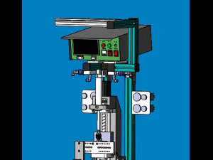 automatic gluing machine 3D Model
