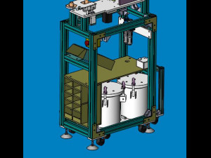 automatic gluing machine 3D मॉडल