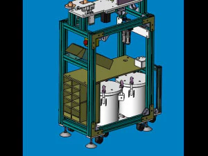 automatic gluing machine 3D Model