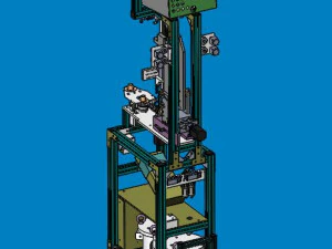 automatic gluing machine 3D Model