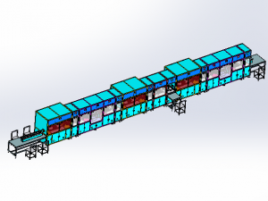 mobile phone utmc automatic processing line 3D Model