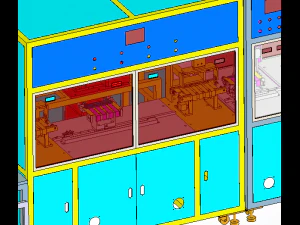 mobile phone utmc automatic processing line 3D Model