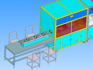 mobile phone utmc automatic processing line 3D Model