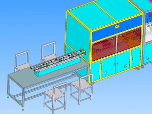 mobile phone utmc automatic processing line 3D Model