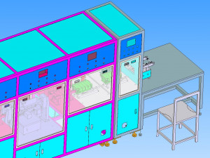 mobile phone utmc automatic processing line 3D Model