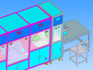 mobile phone utmc automatic processing line 3D Model