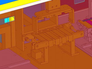 mobile phone utmc automatic processing line 3D Model