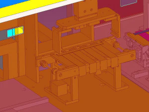 mobile phone utmc automatic processing line 3D Model