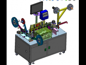 mobile phone terminal punching ccd visual inspection packaging equipment 3D Model