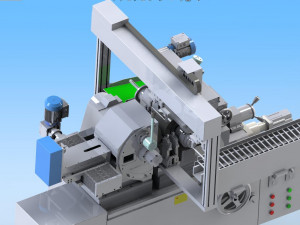 gantry feeder with centerless mill 3D Model