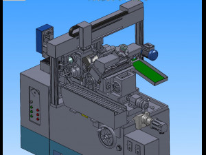 gantry feeder with centerless mill 3D Model
