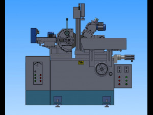 gantry feeder with centerless mill 3D Model