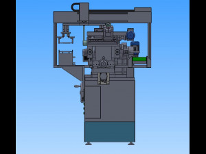 gantry feeder with centerless mill 3D Model