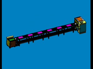 double layer double speed chain 3D Model