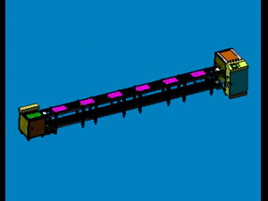 double layer double speed chain 3D Model