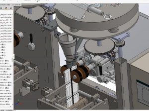 double sealed packaging machine bag type granule medicine sealing packaging machine 3D Model