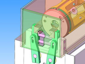 coaxial stripping machine Model 3D