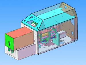 coaxial stripping machine Model 3D