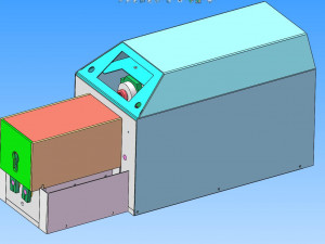 coaxial stripping machine Model 3D