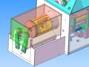coaxial stripping machine Model 3D
