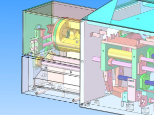 coaxial stripping machine Model 3D