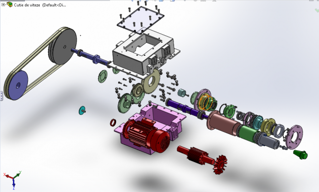 milling machine spindle drive diagram - milling gearbox 3D Model .c4d .max .obj .3ds .fbx .stl .blend 