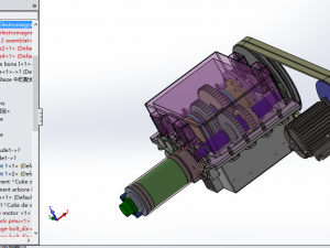 milling machine spindle drive diagram - milling gearbox 3D Model
