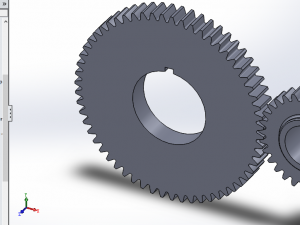 milling machine spindle drive diagram - milling gearbox 3D Model