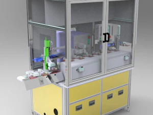 तार अलग करने की मशीन 3D मॉडल