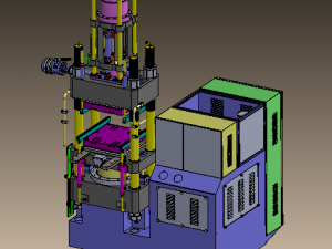glue injection machine 3D 모델