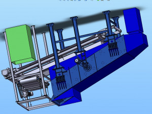 vibrating screening magnetic separation system Model 3D