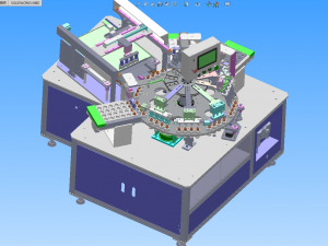 turntable type automatic assembly machine 3Dモデル