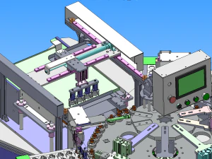 Turntable type automatic assembly machine 3D Model