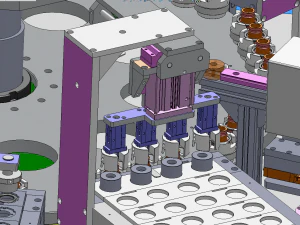 Turntable type automatic assembly machine 3D Model