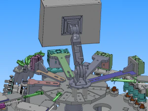 Turntable type automatic assembly machine 3D Model