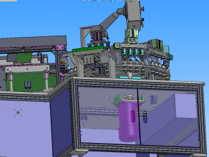 Turntable type automatic assembly machine 3D Model