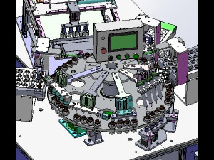 turntable type automatic assembly machine 3D 模型