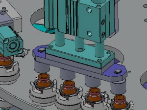 Turntable type automatic assembly machine 3D Model