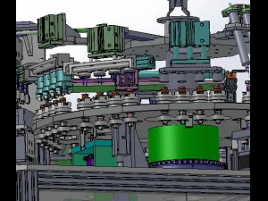 Turntable type automatic assembly machine 3D Model