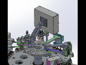 turntable type automatic assembly machine 3D 模型