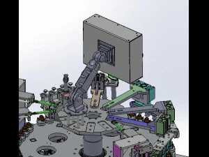 Turntable type automatic assembly machine 3D Model