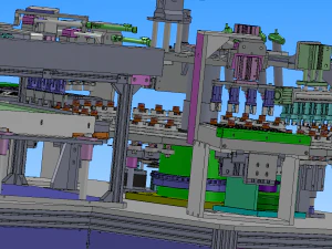 Turntable type automatic assembly machine 3D Model