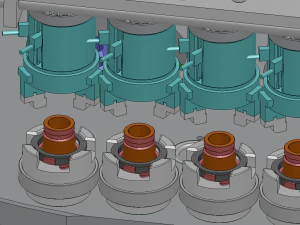 Turntable type automatic assembly machine 3D Model