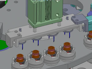 Turntable type automatic assembly machine 3D Model