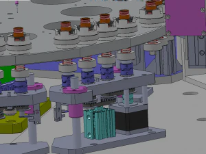 Turntable type automatic assembly machine 3D Model