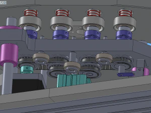 Turntable type automatic assembly machine 3D Model