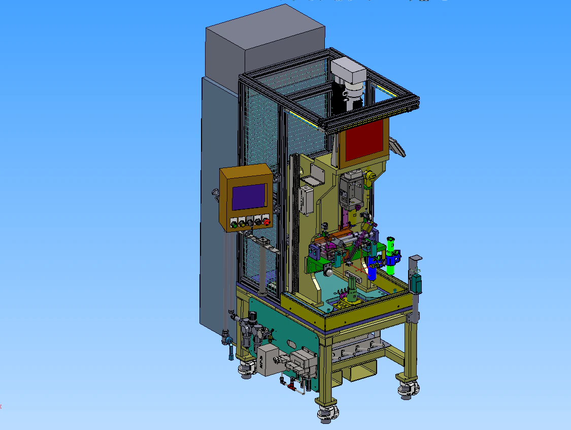 bearing press fit and protective tube flanging equipment 3D Model .c4d .max .obj .3ds .fbx .stl .blend
