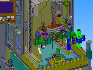 bearing press fit and protective tube flanging equipment 3D Model
