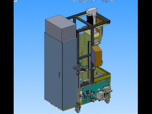 bearing press fit and protective tube flanging equipment 3D Model