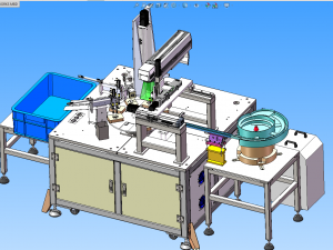 laser automatic marking machine for cable joint Model 3D